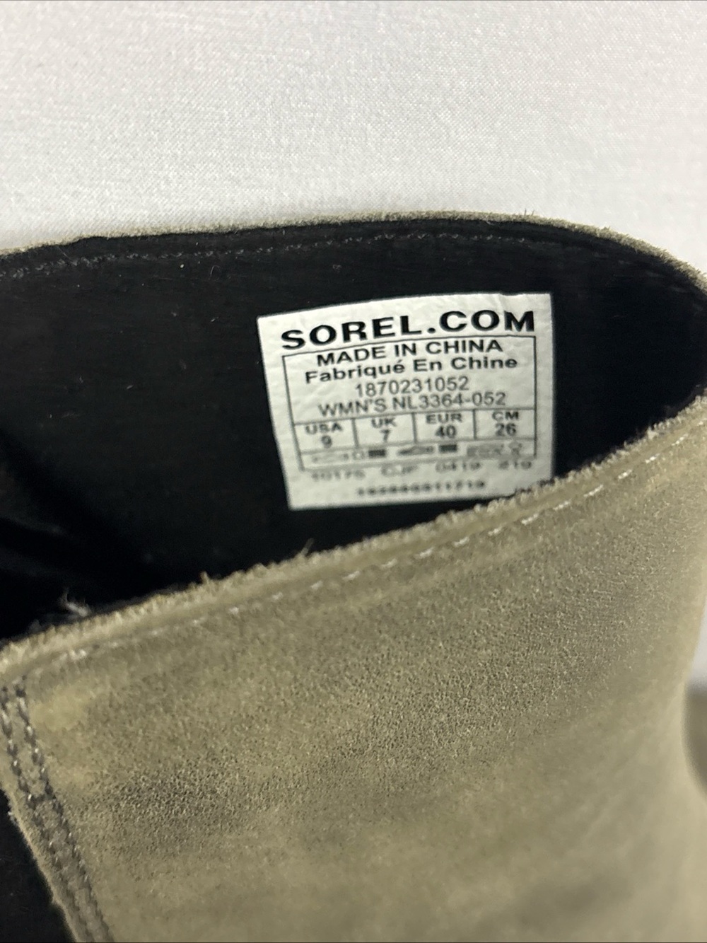 Sorel Joan of Arctic Wedge II Gray Suede Boot Size 9 - Picture 6 of 12